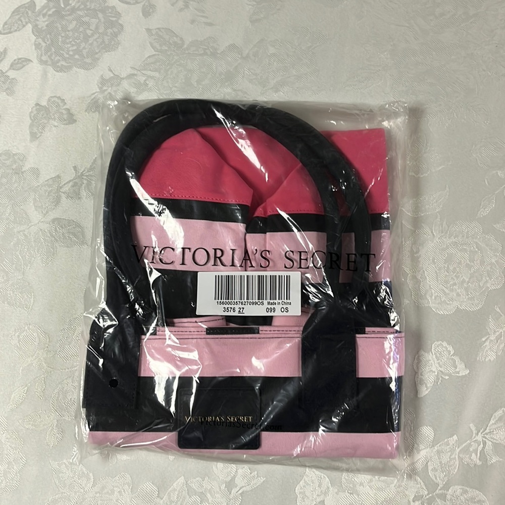 Victoria’s Secret Black and Pink Tote
